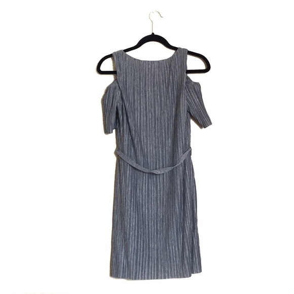๐ NWT Monteau Grey Dress Open Shoulder Wrap - Picture 5 of 8